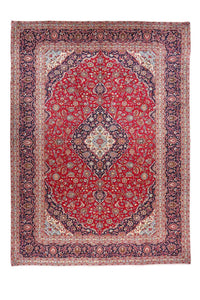 Alfombra persa - Keshan - 398 x 293 cm - rojo