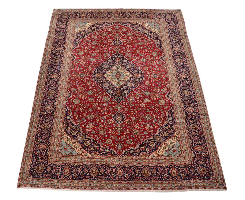 Alfombra persa - Keshan - 398 x 293 cm - rojo