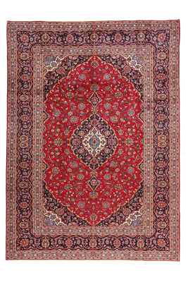 Alfombra persa - Keshan - 346 x 253 cm - rojo