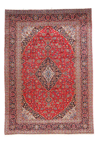 Alfombra persa - Keshan - 414 x 292 cm - rojo