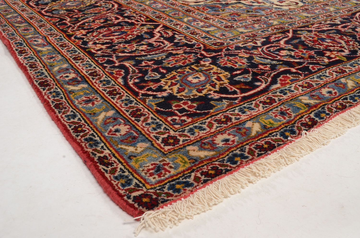 Alfombra persa - Keshan - 414 x 292 cm - rojo