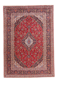 Alfombra persa - Keshan - 347 x 240 cm - rojo