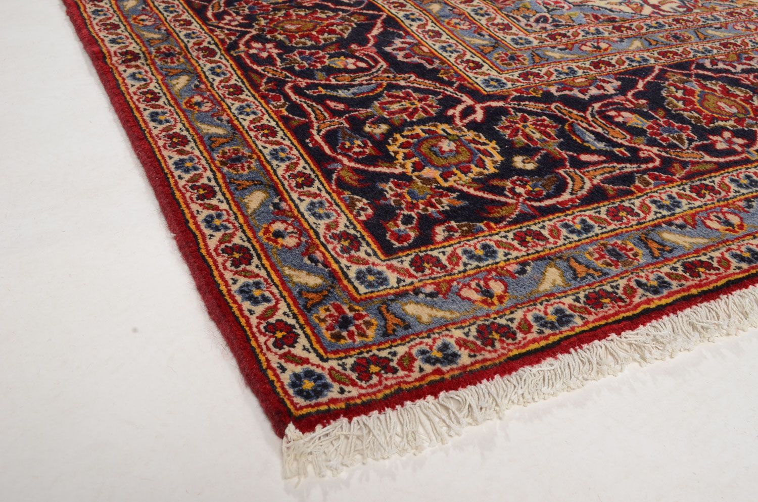 Alfombra persa - Keshan - 347 x 240 cm - rojo