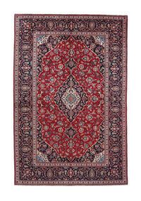 Alfombra persa - Keshan - 297 x 195 cm - rojo