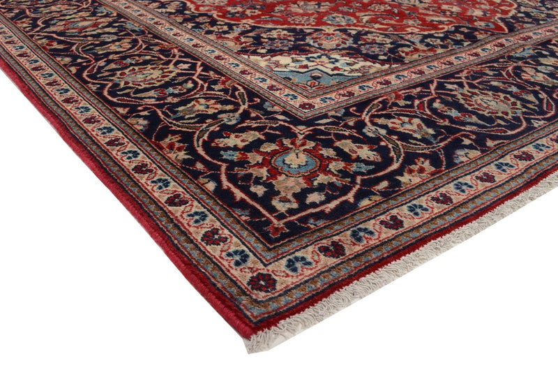 Alfombra persa - Keshan - 297 x 195 cm - rojo