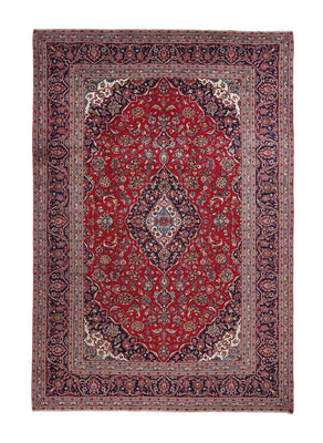Alfombra persa - Keshan - 353 x 242 cm - rojo