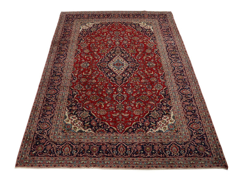 Alfombra persa - Keshan - 353 x 242 cm - rojo