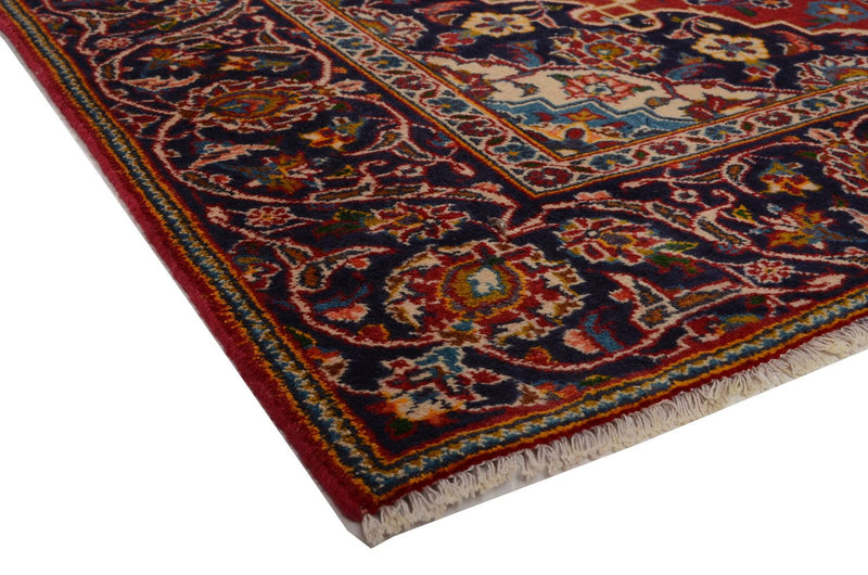 Alfombra persa - Keshan - 261 x 180 cm - rojo