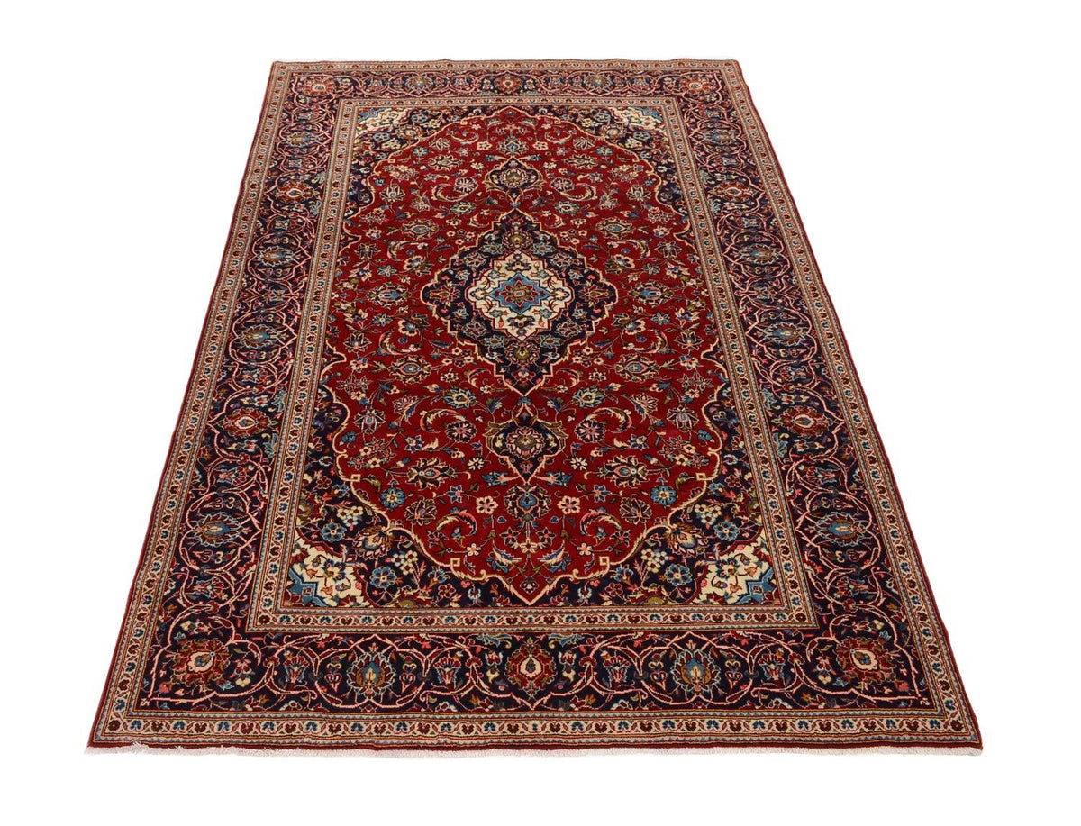 Alfombra persa - Keshan - 303 x 202 cm - rojo