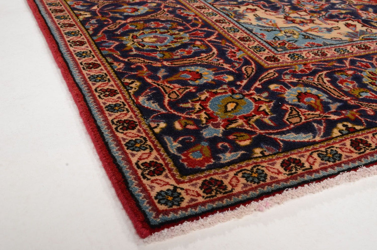 Alfombra persa - Keshan - 302 x 207 cm - rojo
