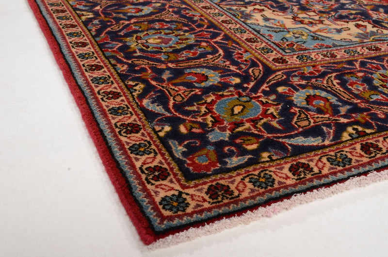 Alfombra persa - Keshan - 302 x 207 cm - rojo