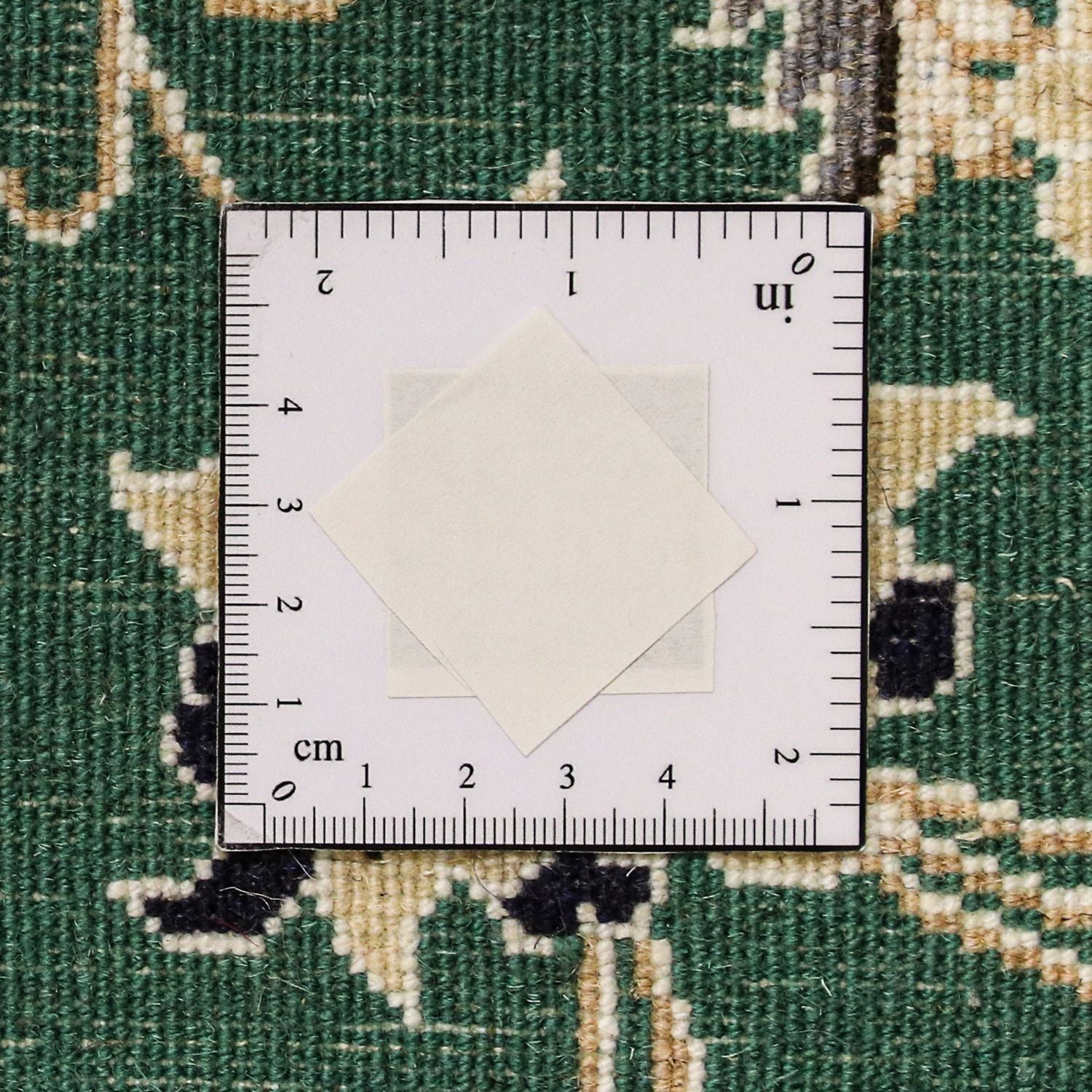 Alfombra de pasillo Alfombra Persa - Nain - Real - 200 x 89 cm - verde oscuro