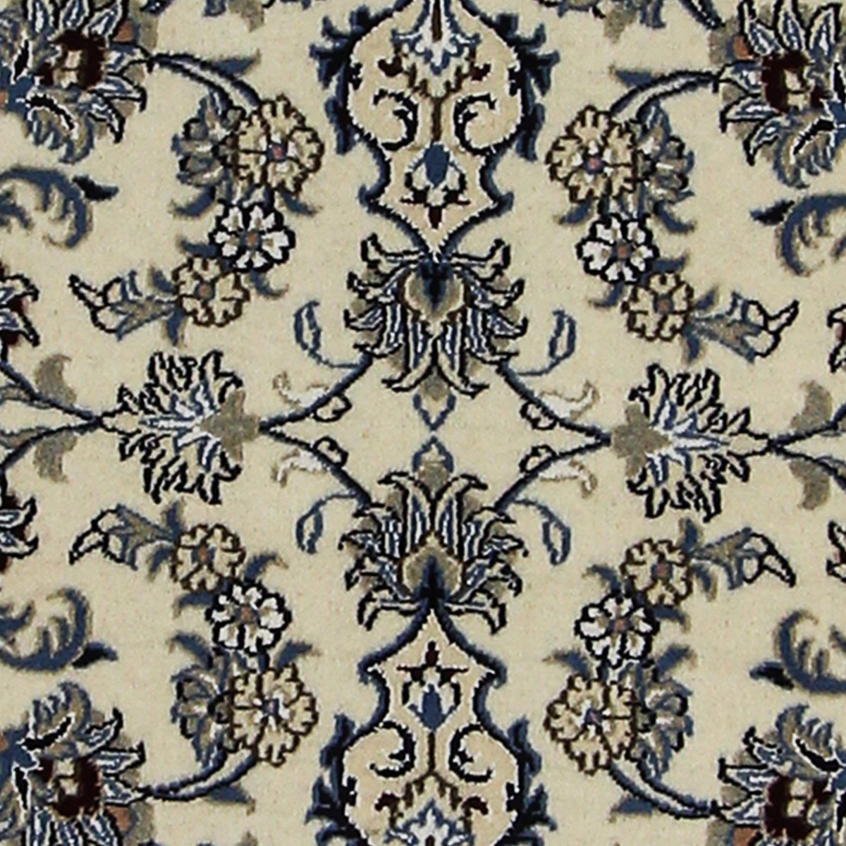 Alfombra de pasillo Alfombra Persa - Nain - Real - 198 x 80 cm - beige