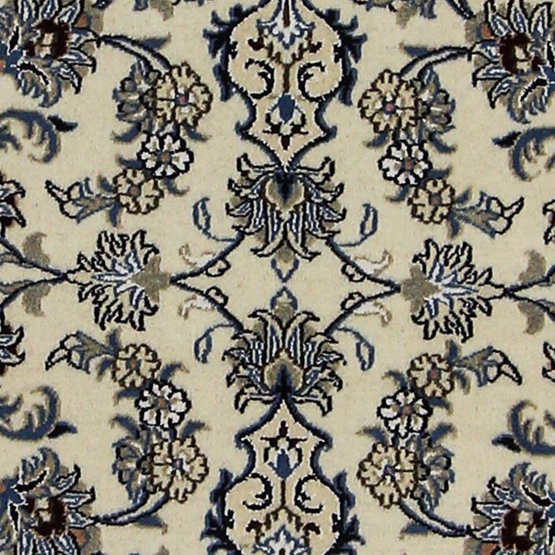 Alfombra de pasillo Alfombra Persa - Nain - Real - 198 x 80 cm - beige
