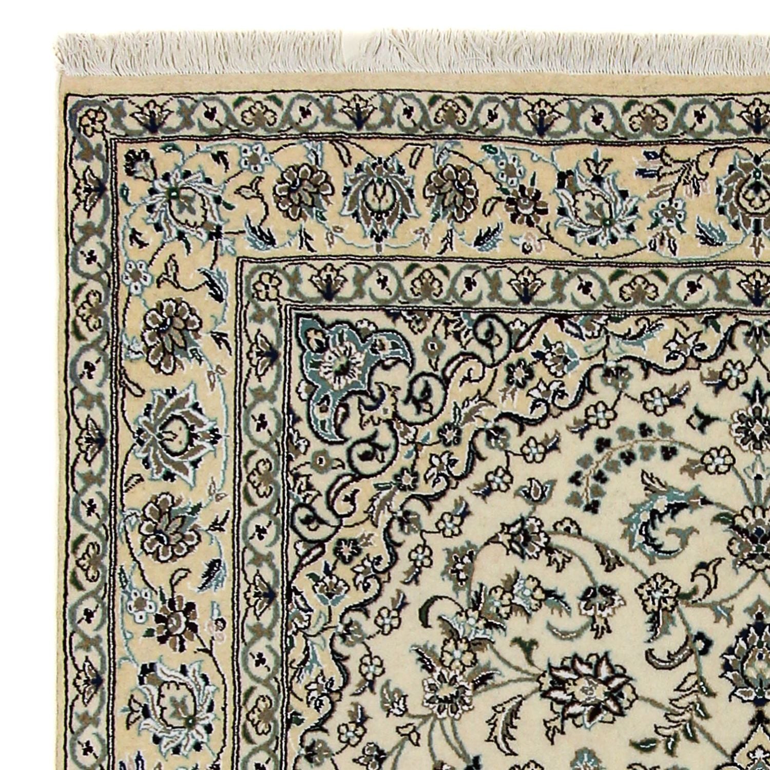 Alfombra Persa - Nain - Real - 250 x 154 cm - beige
