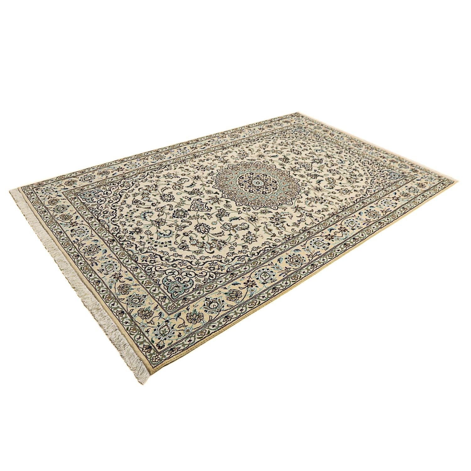 Alfombra Persa - Nain - Real - 250 x 154 cm - beige
