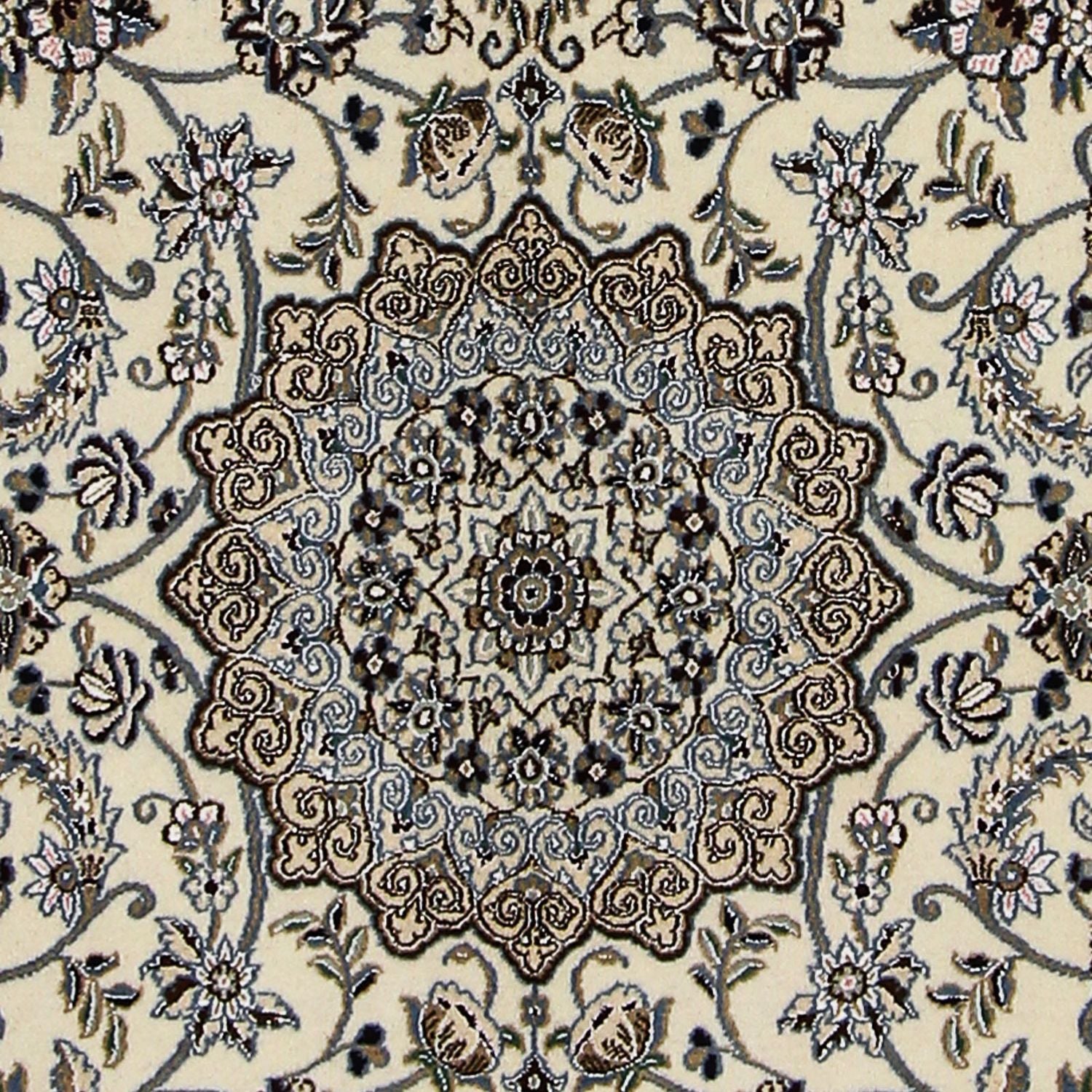 Alfombra Persa - Nain - Real - 210 x 127 cm - beige
