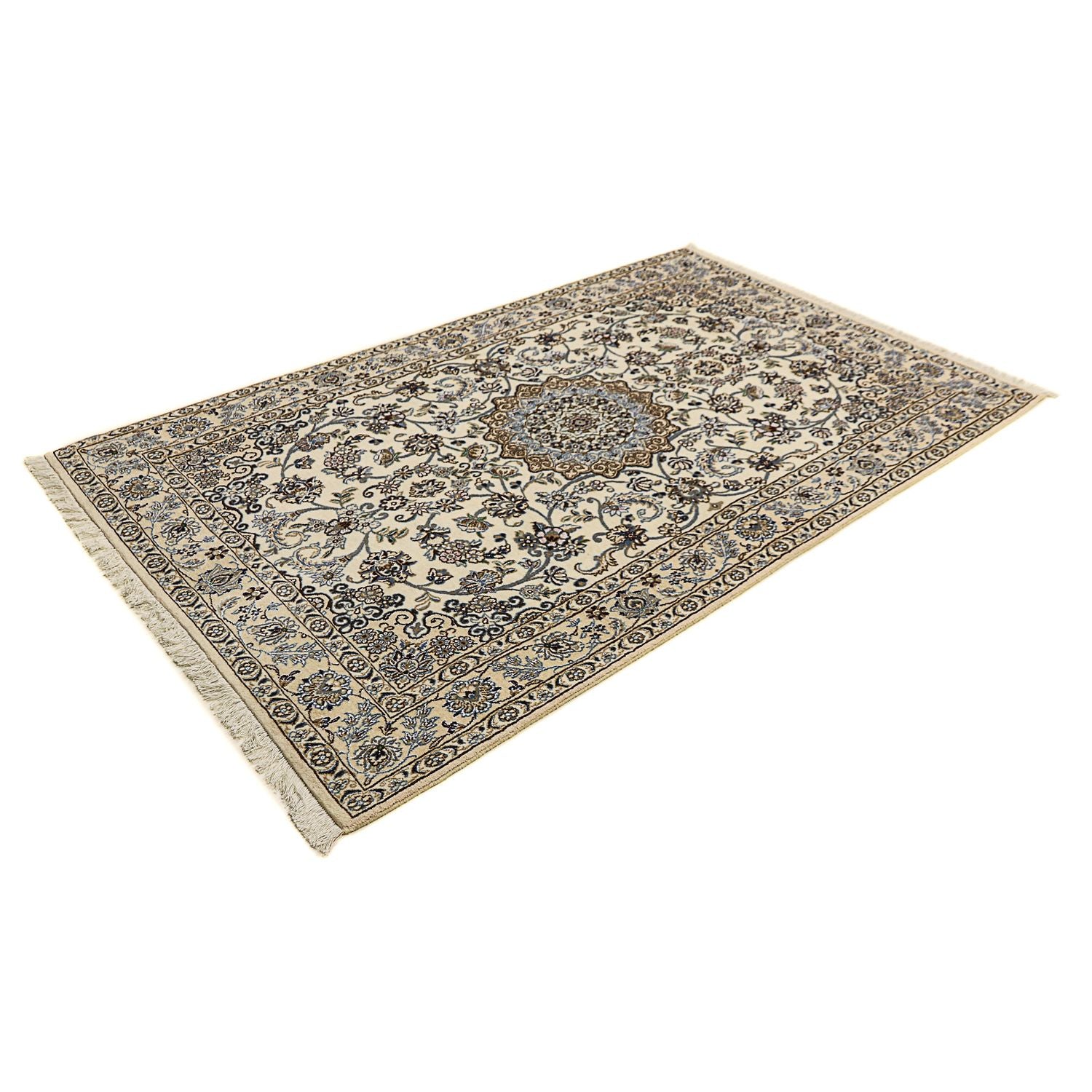 Alfombra Persa - Nain - Real - 210 x 127 cm - beige