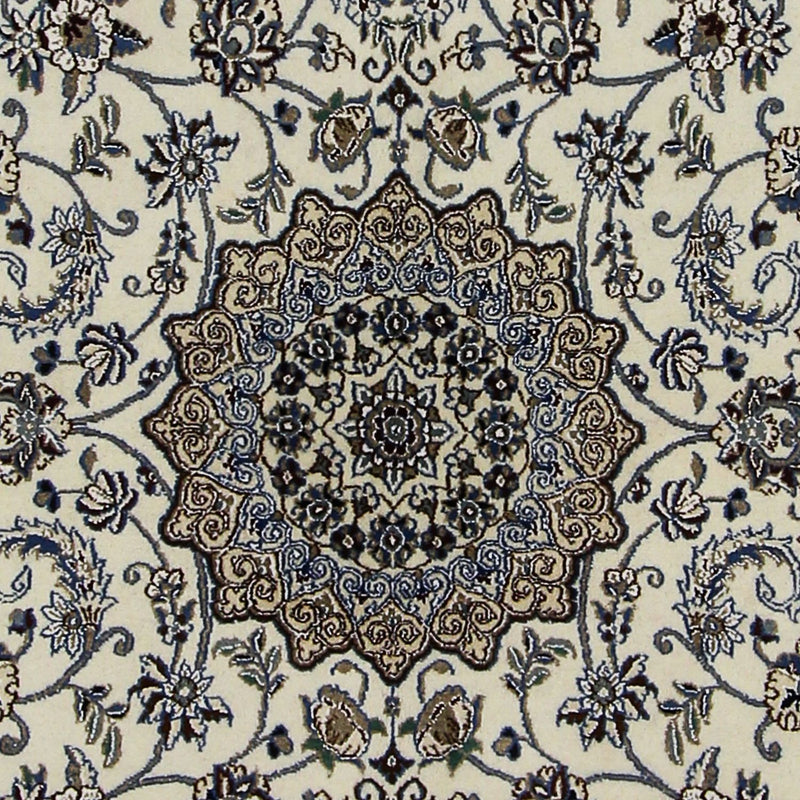 Alfombra Persa - Nain - Real - 215 x 126 cm - beige