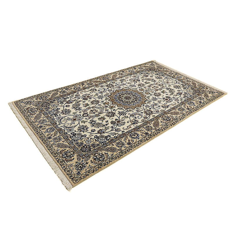 Alfombra Persa - Nain - Real - 215 x 126 cm - beige