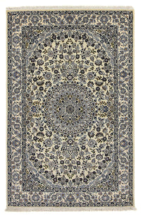 Alfombra Persa - Nain - Real - 200 x 129 cm - beige