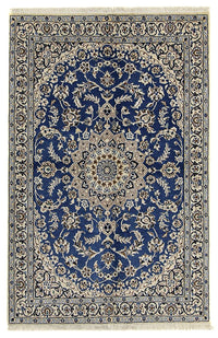 Alfombra Persa - Nain - Real - 172 x 114 cm - azul