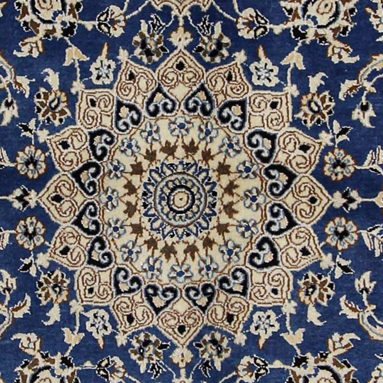 Alfombra Persa - Nain - Real - 172 x 114 cm - azul