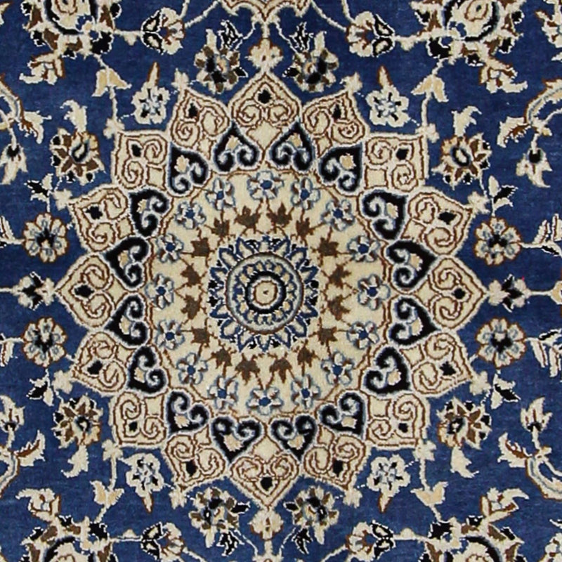 Alfombra Persa - Nain - Real - 172 x 114 cm - azul