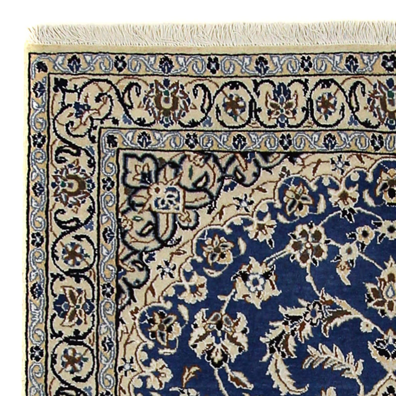 Alfombra Persa - Nain - Real - 172 x 114 cm - azul