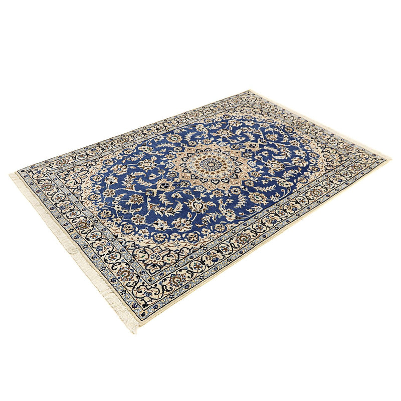 Alfombra Persa - Nain - Real - 172 x 114 cm - azul