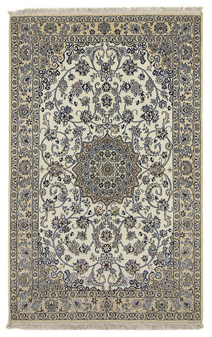 Alfombra Persa - Nain - Real - 211 x 133 cm - beige