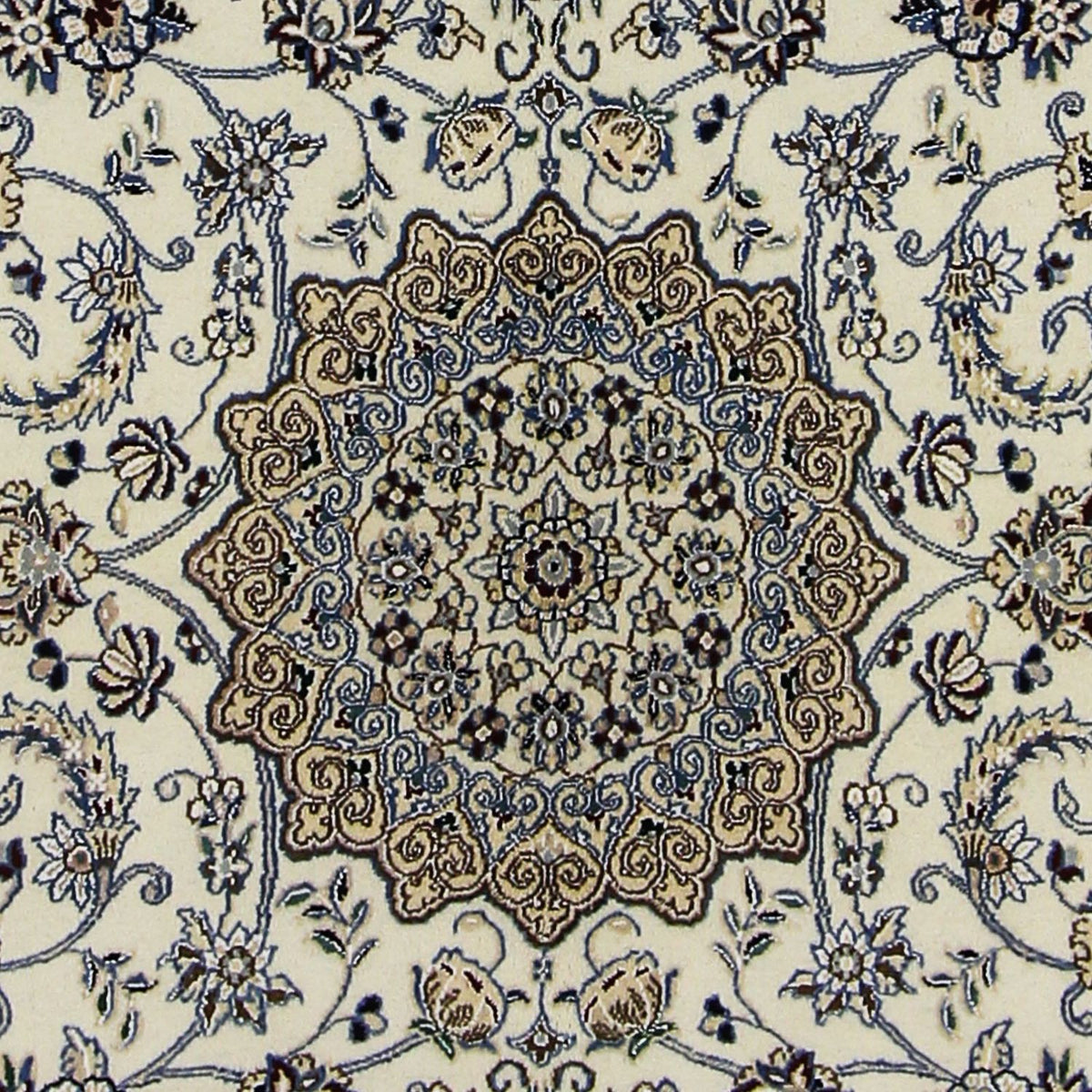 Alfombra Persa - Nain - Real - 211 x 133 cm - beige