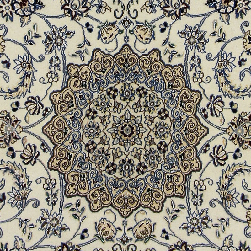 Alfombra Persa - Nain - Real - 211 x 133 cm - beige