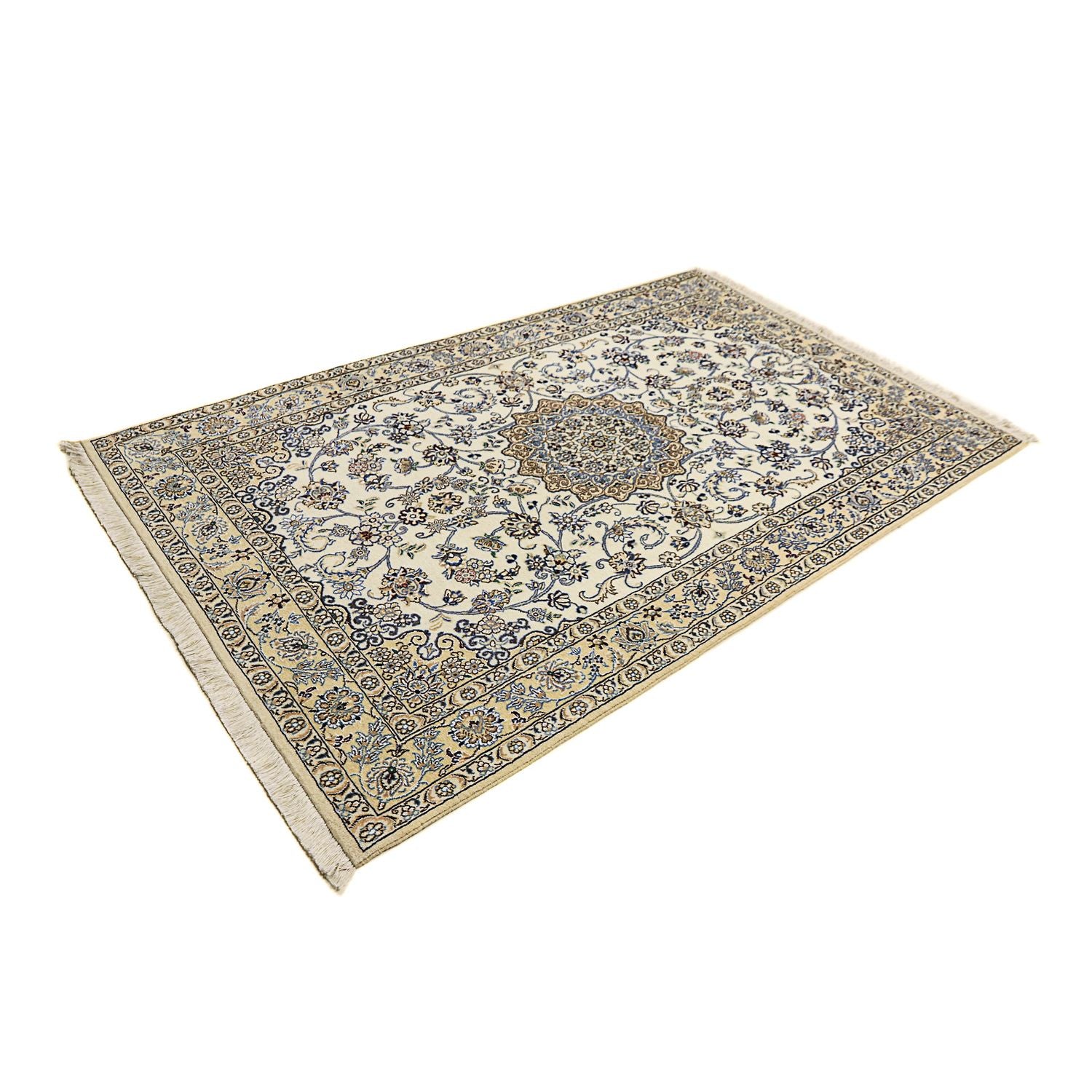 Alfombra Persa - Nain - Real - 211 x 133 cm - beige
