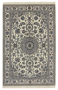 Alfombra Persa - Nain - Real - 206 x 130 cm - beige