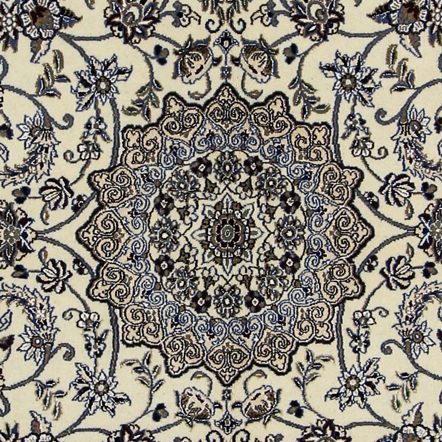 Alfombra Persa - Nain - Real - 206 x 130 cm - beige