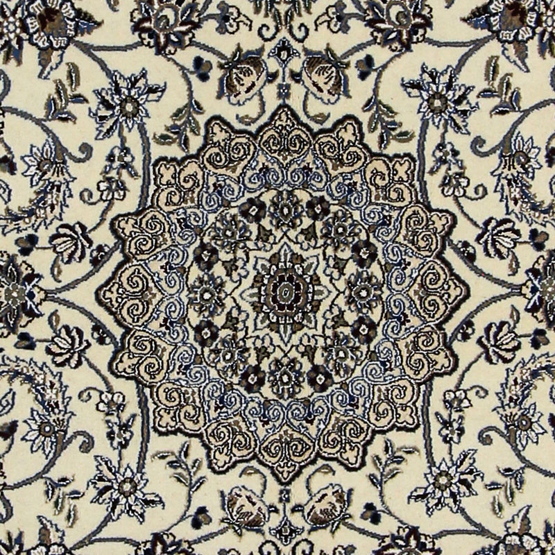 Alfombra Persa - Nain - Real - 206 x 130 cm - beige
