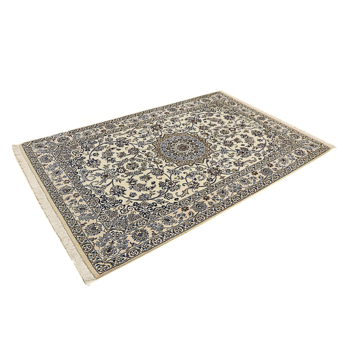 Alfombra Persa - Nain - Real - 206 x 130 cm - beige