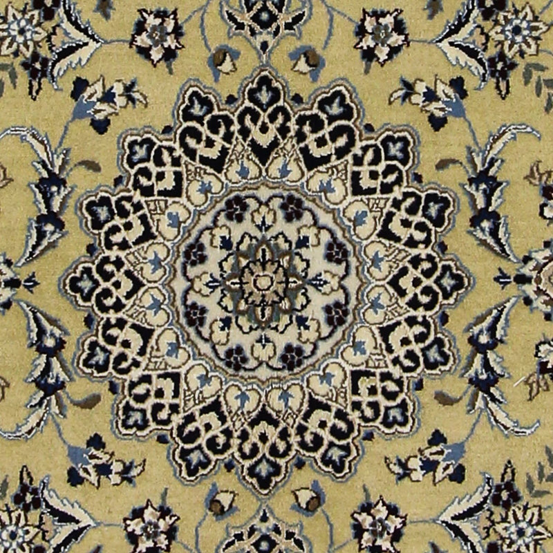 Alfombra Persa - Nain - Real - 177 x 117 cm - verde oliva