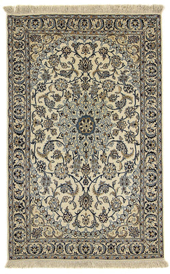 Alfombra Persa - Nain - Real - 205 x 125 cm - beige