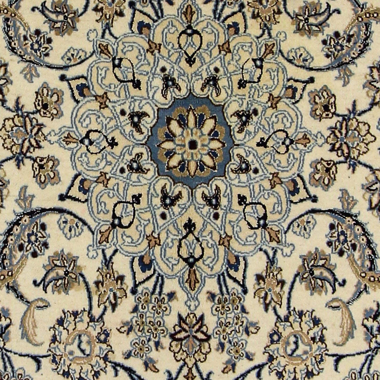 Alfombra Persa - Nain - Real - 205 x 125 cm - beige