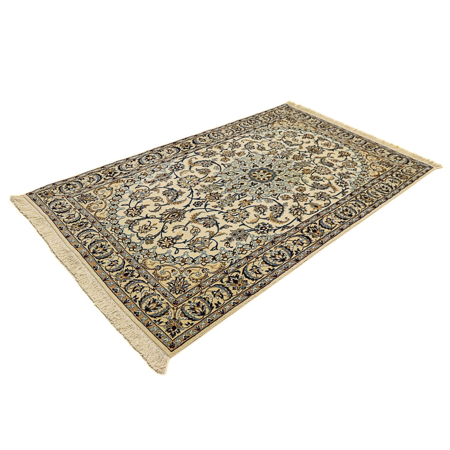 Alfombra Persa - Nain - Real - 205 x 125 cm - beige