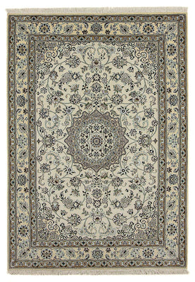 Alfombra Persa - Nain - Real - 205 x 147 cm - beige