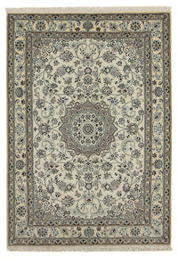 Alfombra Persa - Nain - Real - 205 x 147 cm - beige
