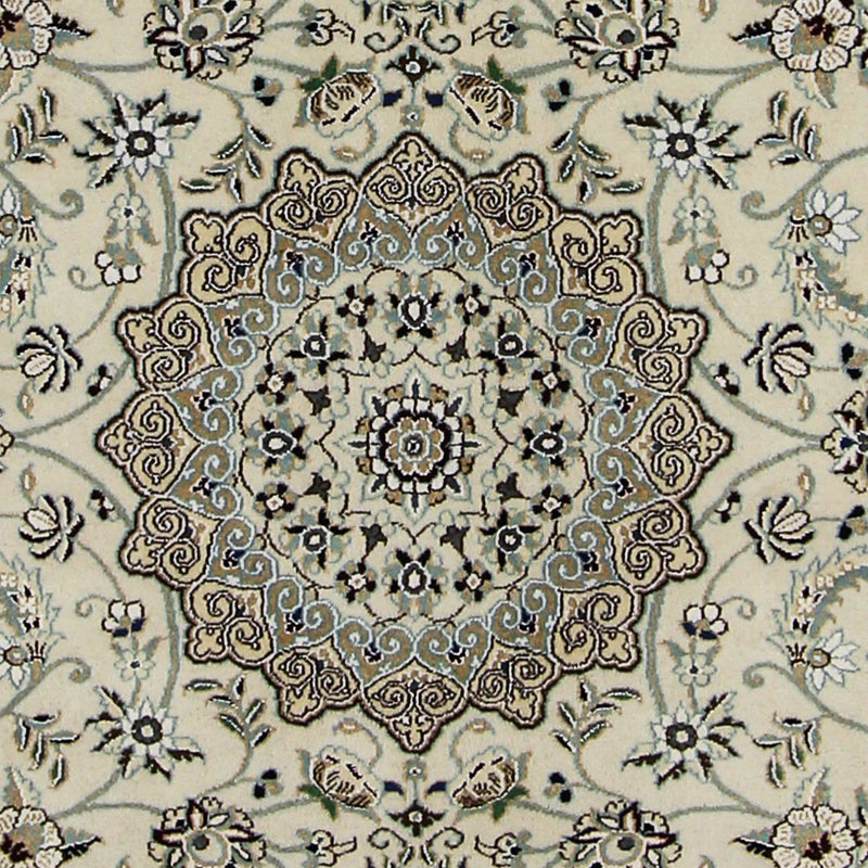 Alfombra Persa - Nain - Real - 205 x 147 cm - beige
