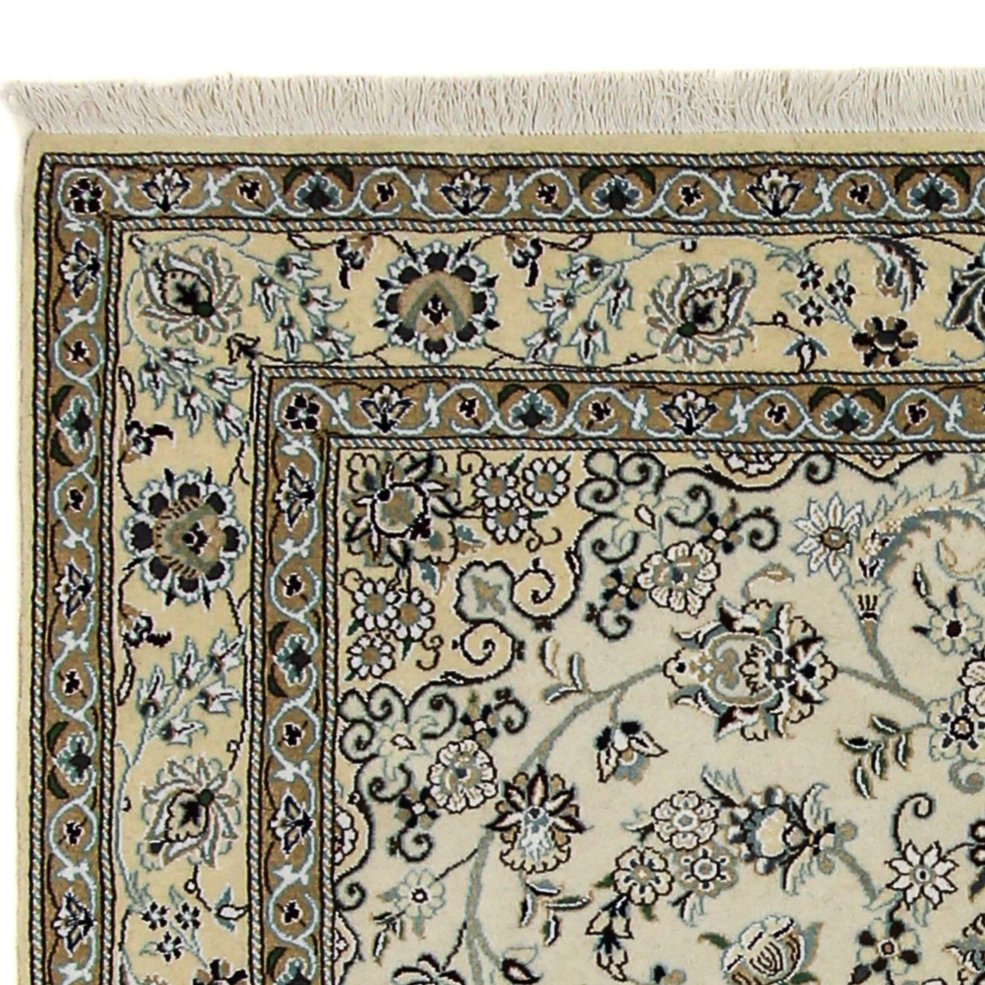Alfombra Persa - Nain - Real - 205 x 147 cm - beige