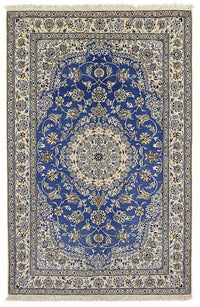 Alfombra Persa - Nain - Real - 248 x 158 cm - azul