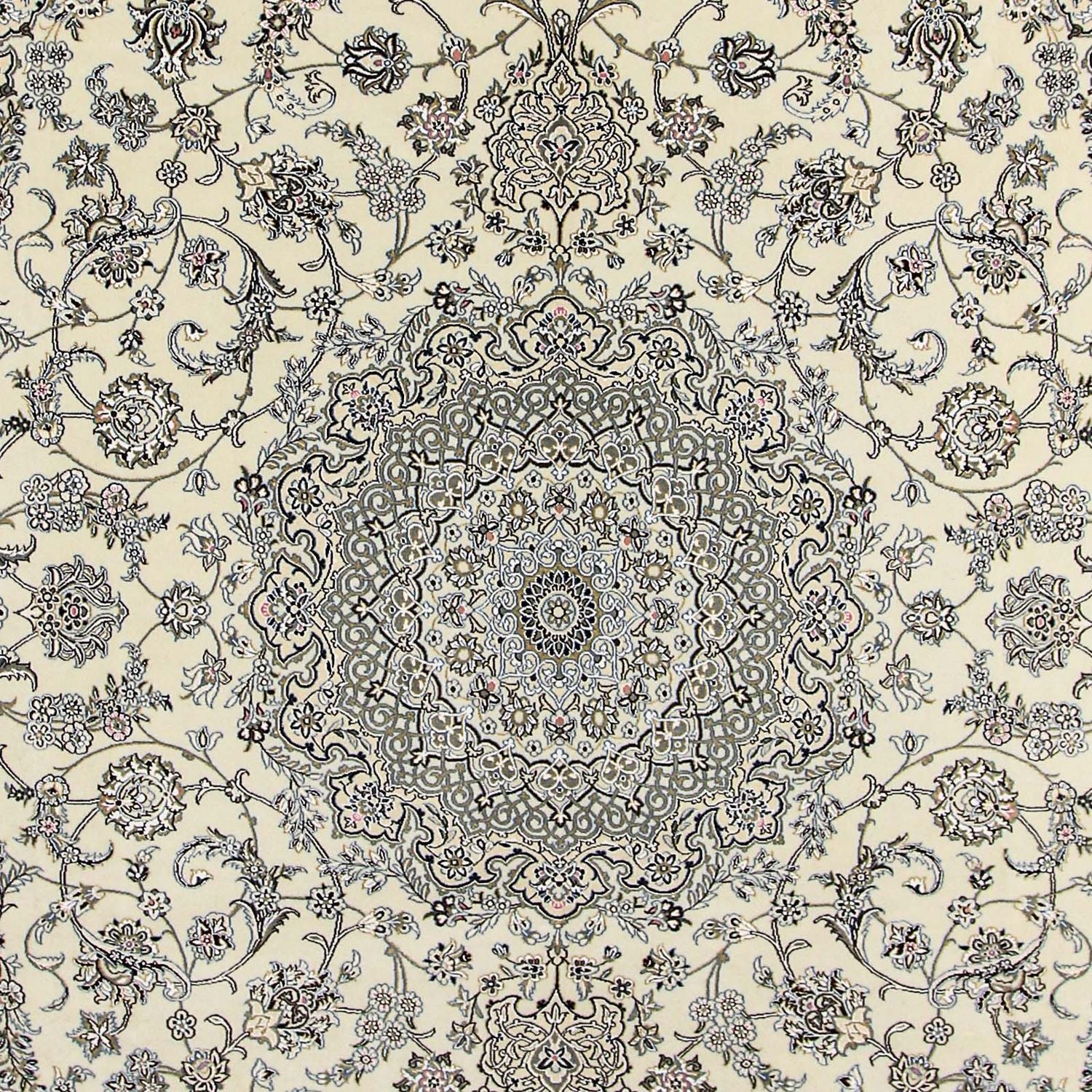 Alfombra Persa - Nain - Real - 414 x 308 cm - beige