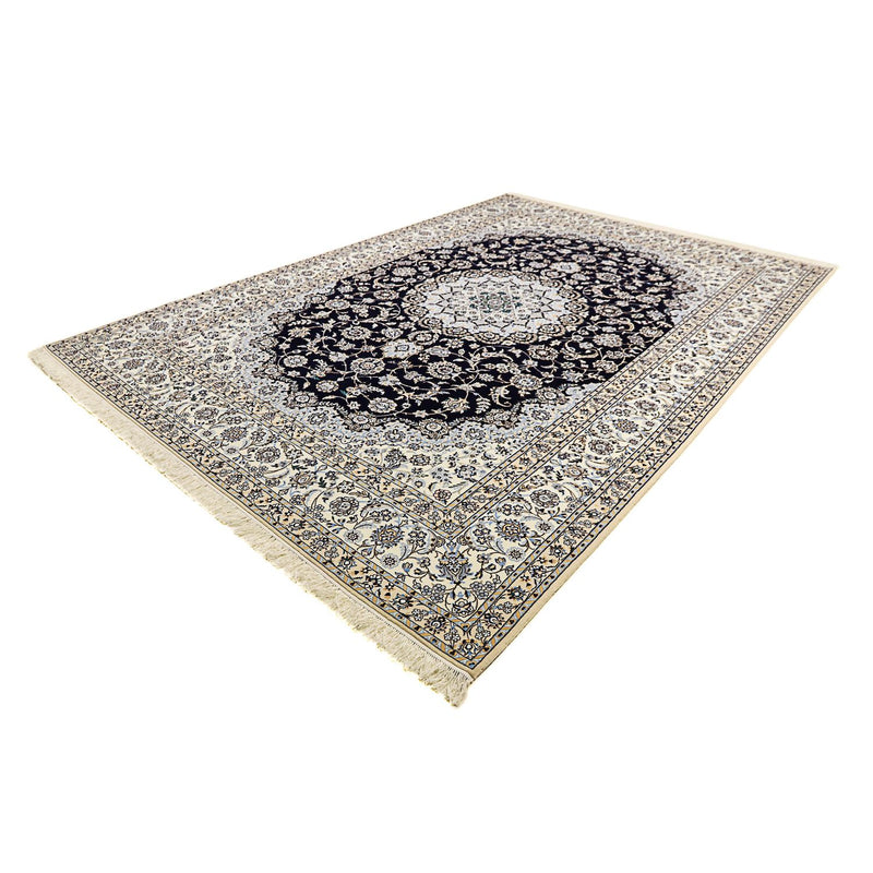 Alfombra Persa - Nain - Prima - 358 x 254 cm - azul oscuro