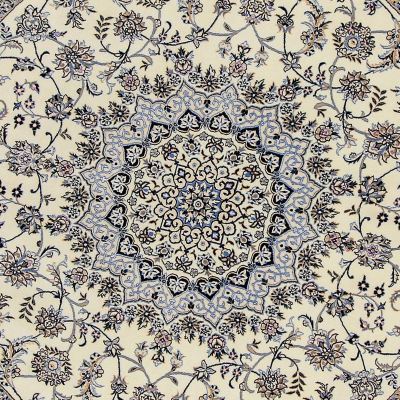 Alfombra Persa - Nain - Prima redondo  - 200 x 200 cm - beige